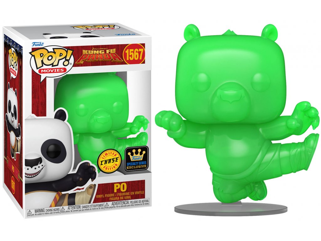 Funko POP! 1567 Movies: Kung Fu Panda - Po Limited Chase Edition