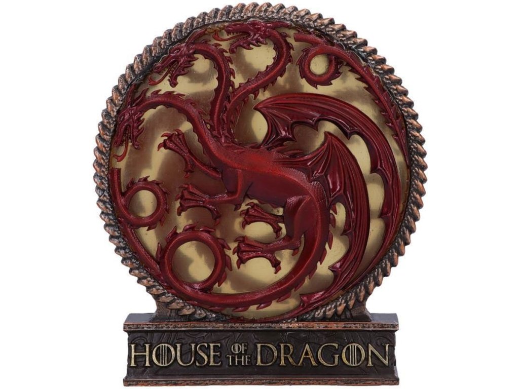 LED lampa House of the Dragon - Logo 20 cm