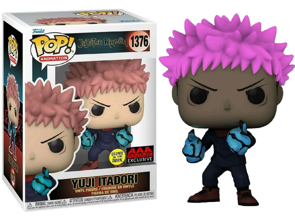 Funko POP! 1376 Animation: Jujutsu Kaisen - Yuji Itadori GITD Exclusive