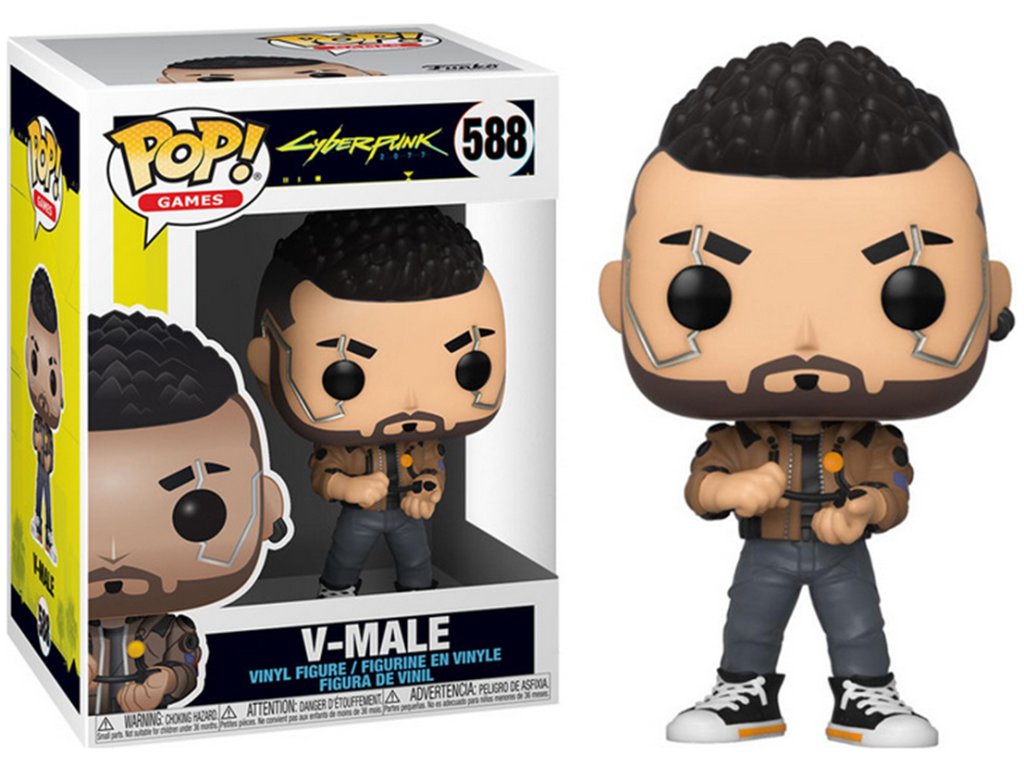 Funko POP! 588 Games: Cyberpunk 2077 V-Male