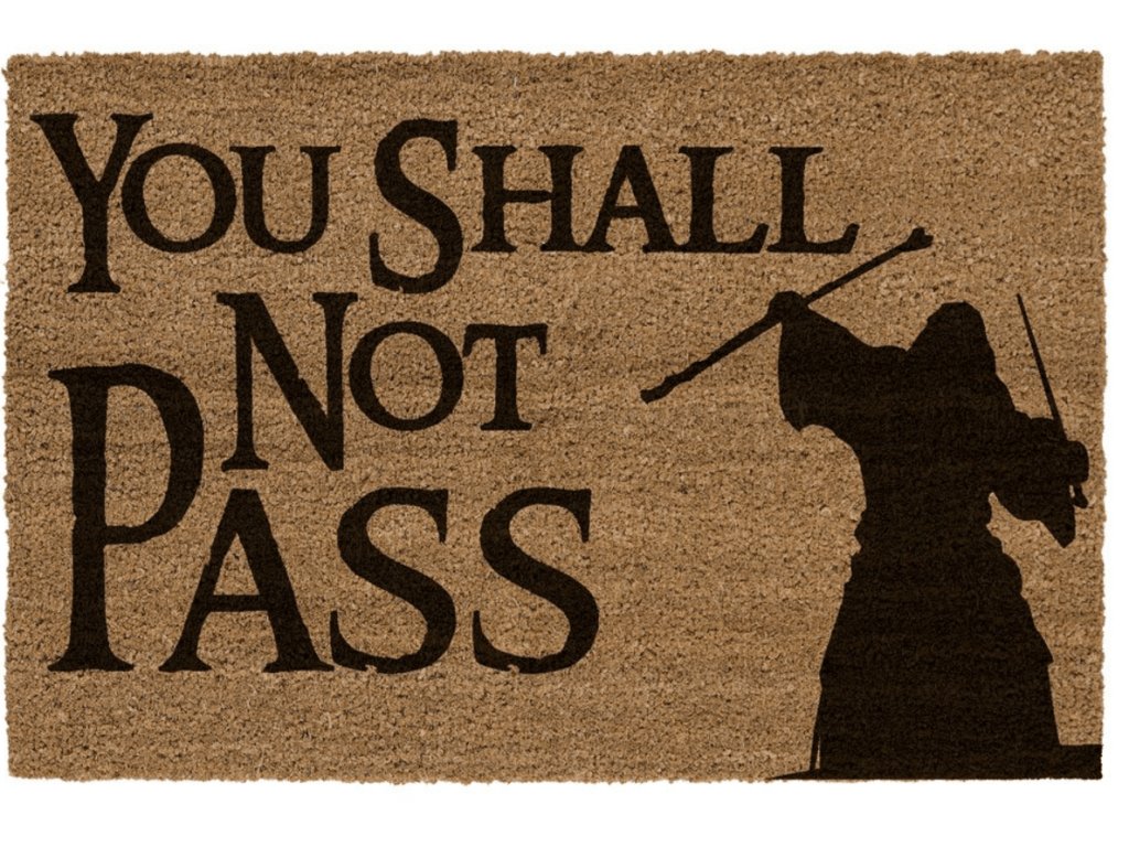 Rohožka The Lord of the Rings - You Shall Not Pass