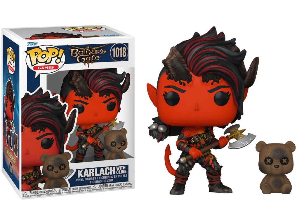 Funko POP! 1018 Games: Baldur’s Gate - Karlach With Clive