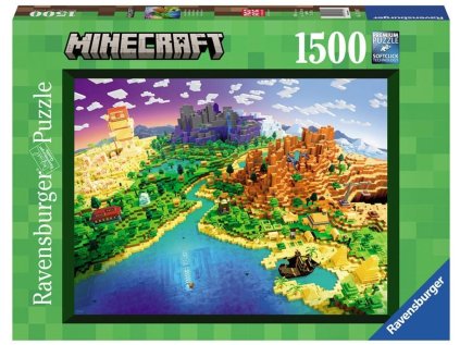Puzzle Minecraft - The World of Minecraft 1500 dílků