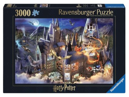 Puzzle Harry Potter - View of Hogwarts Castle 3000 dílků
