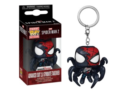 Funko Pocket POP! Klíčenka Marvel Spider-Man 2 - Advanced Suit 2.0 Symbiote Takeover