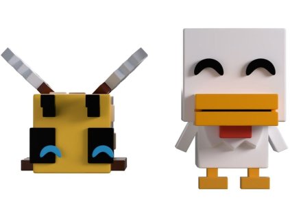Youtooz: Minecraft - Bee and Chicken Monitor Buddiez 5 cm