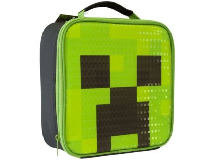 Svačinový box Minecraft - Creeper, zelený