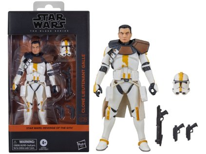 Akční figurka Star Wars: Episode III Black Series - Clone Lieutenant Galle 15 cm