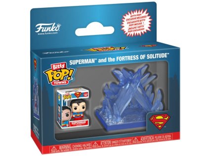 Funko Bitty POP! Bitty Towns: Superman - Superman And The Fortress Of Solitude