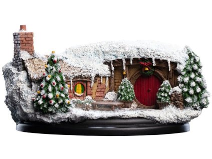 Soška The Hobbit: An Unexpected Journey - Bagshot Row Christmas Edition 7 cm