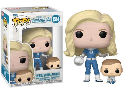 Funko POP! 1514 Marvel The Fantastic 4 First Steps - Invisible Woman & Franklin