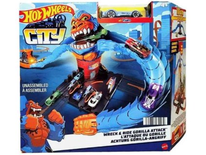 Hot Wheels City - Wreck and Ride Gorilla Attack