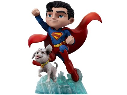 Figurka Superman Legacy Mini Co. - Superman & Krypto 17 cm