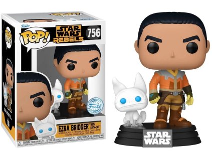 Funko POP! 756 Star Wars Rebels - Ezra Bridger With Loth-Cat Special Edition