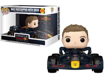 Funko POP! 315 Rides: Oracle Red Bull Racing - Max Verstappen With RB20