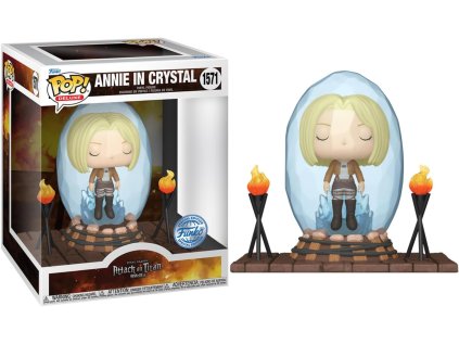 Funko POP! 1571 Deluxe: Attack On Titan - Annie In Crystal Special Edition