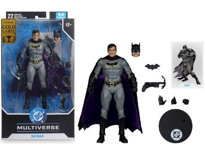 Akční figurka DC Rebirth DC Multiverse - Batman (Gold Label) 18 cm