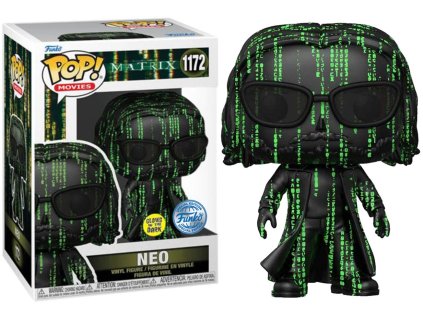 Funko POP! 1172 Movies: Matrix - Neo GITD Special Edition