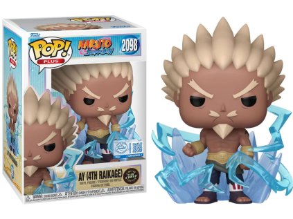 Funko POP! 2098 Plus: Naruto Shippuden - AY (4th Raikage) Special Limited Glow Chase Edition