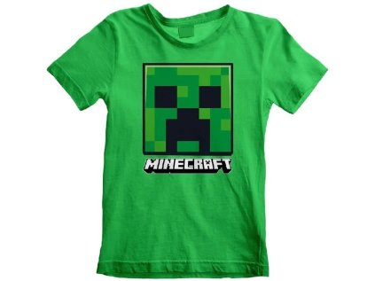 Dětské tričko Minecraft - Creeper Face
