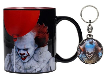 Dárková sada IT Pennywise - hrnek a klíčenka