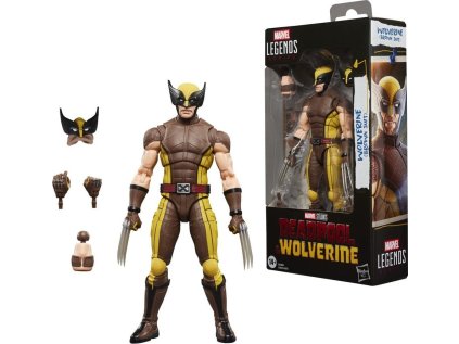 Akční figurka Marvel Legends: Deadpool & Wolverine - Wolverine (Brown Suit) 15 cm