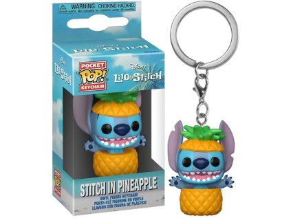 Funko Pocket POP! Klíčenka Lilo & Stitch - Stitch in Pineapple
