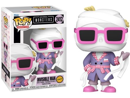 Funko POP! 2412 Animation: Universal Monsters - Invisible Man Limited Chase Edition