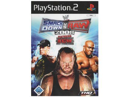 PS2 WWE SmackDown vs Raw 2008