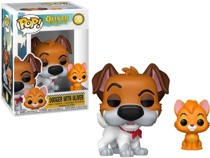 Funko POP! 1705 Oliver & Company - Dodger With Oliver