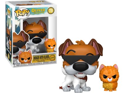 Funko POP! 1705 Oliver & Company - Dodger With Oliver Limited Chase Edition