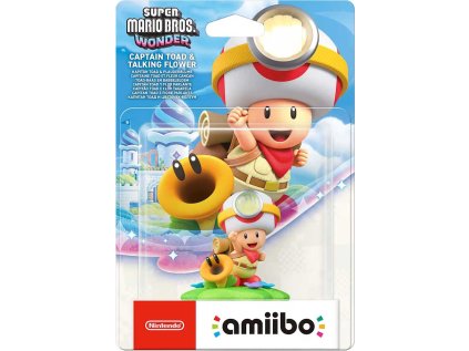 Figurka amiibo Super Mario - Captain Toad & Talking Flower