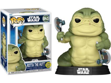 Funko POP! 843 Star Wars - Rotta The Hutt GITD