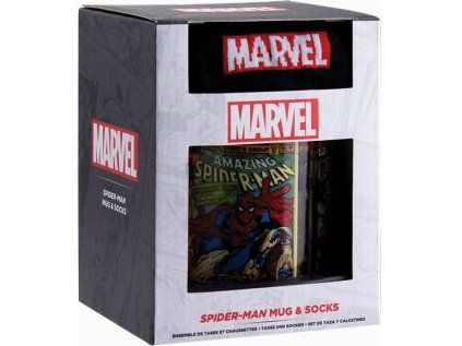 Dárkový set Marvel - Spider-Man hrnek + ponožky