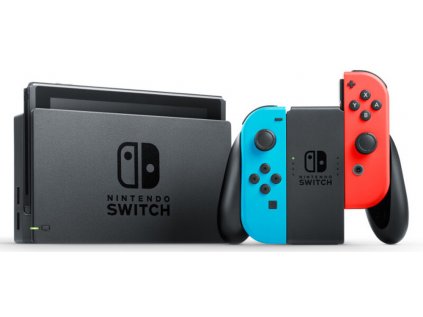 Nintendo Switch V2 Neon Blue & Neon Red