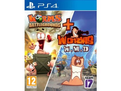 PS4 Worms Battlegrounds & Worms W.M.D Double Pack