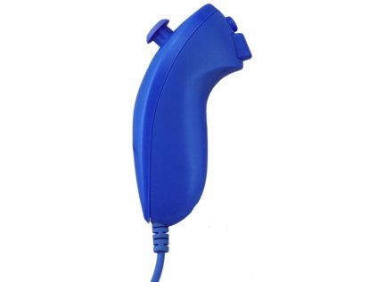 Nintendo Wii ovladač Nunchuk modrý