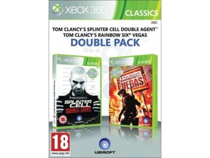 X360/XONE Tom Clancy's Splinter Cell Double Agent + Tom Clancy's Rainbow Six Vegas (Double Pack)  Bazar