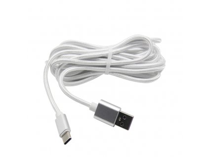 Datový USB C kabel k ovladači PS5 bílý 3 m