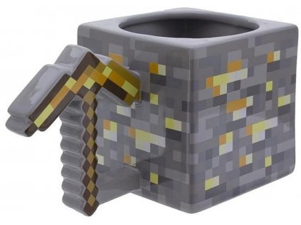 Hrnek Minecraft - Gold Pickaxe 550 ml