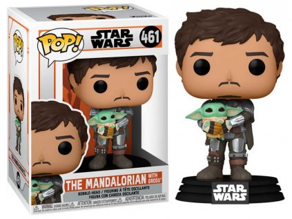 Funko POP! 461 Star Wars: The Mandalorian - The Mandalorian with Grogu