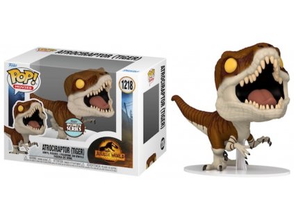 Funko POP! 1218 Movies Jurassic World Dominion Atrociraptor Tiger