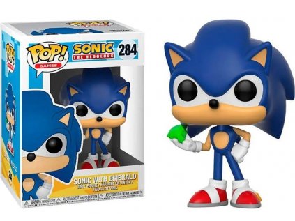 POP! 284 Games Sonic the Hedgehog Sonic with Emerald