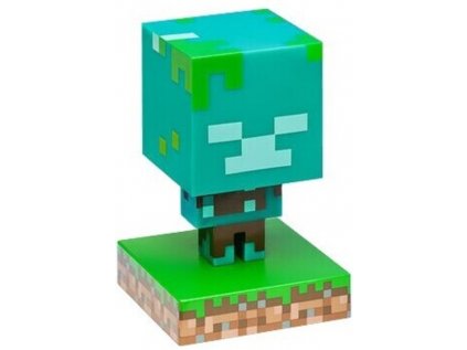 Lampička Minecraft Drowned Zombie Icon Light