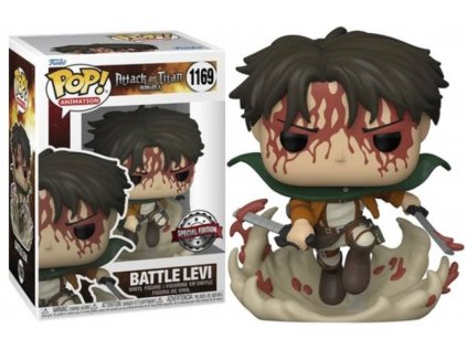 Funko POP! 1169 Animation: Attack on Titan - Battle Levi Special Edition