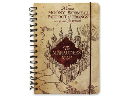 Zápisník Harry Potter - Pobertův plánek