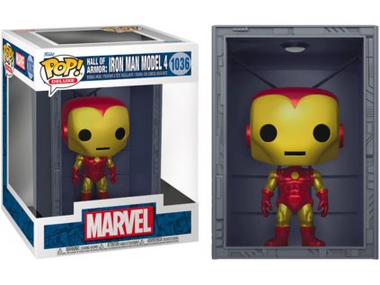 Funko POP! 1036 Deluxe: Marvel Hall of Armor - Iron Man Model 4 PX Exclusive