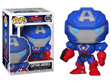 Funko POP! 829 Marvel: Avengers Mech Strike - Captain America