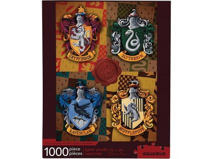 Puzzle Harry Potter - Znaky kolejí 1000 dílků