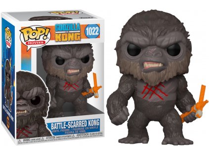 Funko POP! 1022 Movies: Godzilla vs Kong - Battle-Scarred Kong